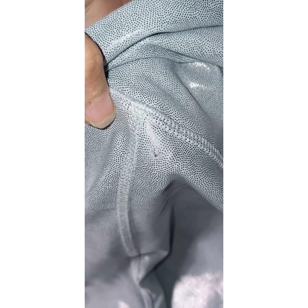 Old Navy Active Powersoft Extra High Rise Leggings 2XL Silver Blue Shimmer Yoga - Picture 13 of 13